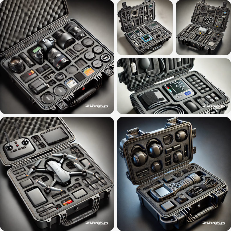 Çantaların içerisine özel kesim ile yerleştirilen sünger, eva veya benzeri malzemelerden üretilmiş seperatörler ürünleri korur, düzenler ve profesyonel bir sunum sağlar. Hem taşıma sırasında koruma hem de teşhir amaçlı kullanım için uygundur.