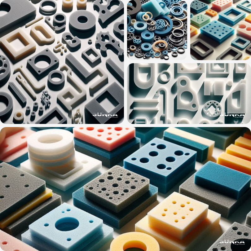 Sızdırmazlık, titreşim emilimi ve yüzey koruması sağlayan conta ve pedler, farklı malzemelerde üretilerek her ihtiyaca yanıt verir.